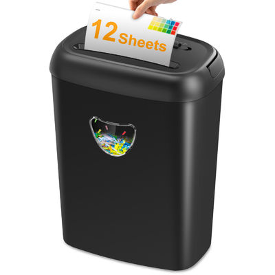 12 φύλλα διασταυρούμενη θρυμματιστή με 25L Bin