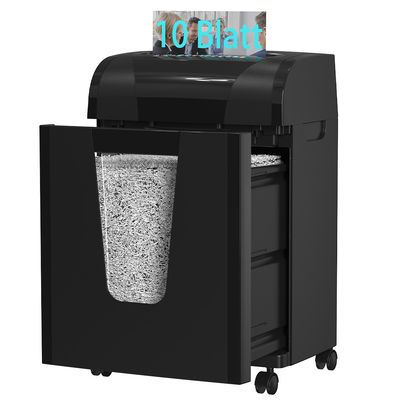 C261P 10 φύλλα Micro Cut Office Home Paper Shredder Μηχανή με 20L Bin