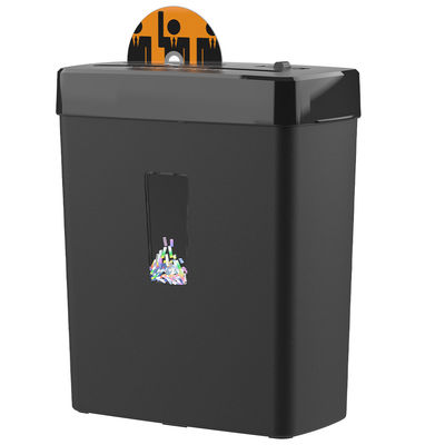 68dB Μαύρο Σταυρό Κόψιμο Χάρτη Shredder Μηχανή θρυμματισμένο CD Χάρτη με 13L καλάθι Bin cd222p-8