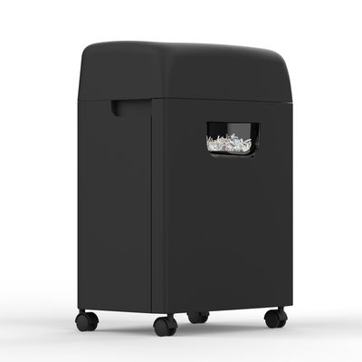 Χάρτινο θρυμματιστή 45 λεπτά 18 φύλλα Cross Cut Office Credit Card Shredders για το γραφείο 20 λίτρων pull-out bin με 4 Casters