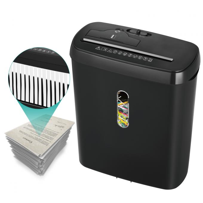 8 φύλλα Strip Cut Commercial Paper Shredder με 11L καλάθι για το γραφείο SD108P 1