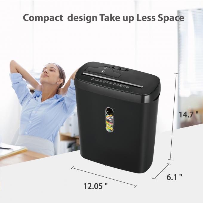 8 φύλλα Strip Cut Commercial Paper Shredder με 11L καλάθι για το γραφείο SD108P 4