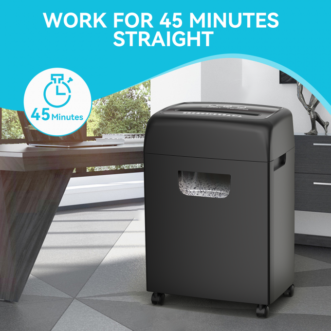 Επικίνδυνο 20L 18 φύλλα Α4 χάρτη πιστωτική κάρτα Τεμαχισμένο Εστιατόριο Χάρτη Τεμαχιστή μηχανή C281P-18 2