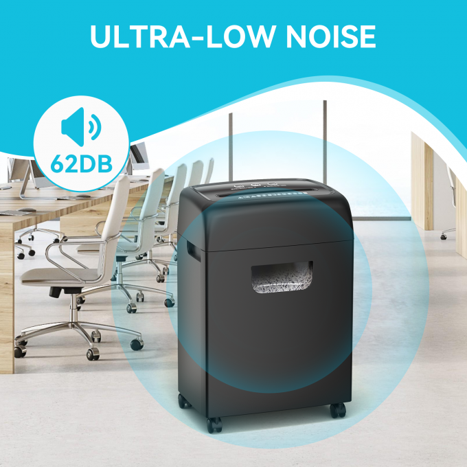 Επικίνδυνο 20L 18 φύλλα Α4 χάρτη πιστωτική κάρτα Τεμαχισμένο Εστιατόριο Χάρτη Τεμαχιστή μηχανή C281P-18 4