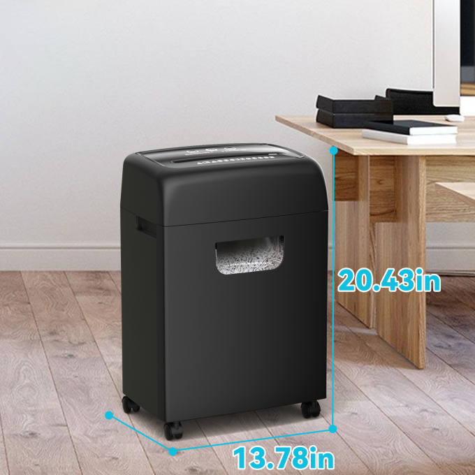 Επικίνδυνο 20L 18 φύλλα Α4 χάρτη πιστωτική κάρτα Τεμαχισμένο Εστιατόριο Χάρτη Τεμαχιστή μηχανή C281P-18 5