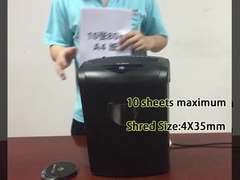 CD218P-10 21L Μηχανή θρυμματισμού χαρτιού διασταυρούμενου κόψιμου για το γραφείο στο σπίτι