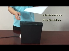 S606B Μηχανή θρυμματισμού χαρτιού σε ταινίες 6,8 mm θρυμματισμός μεγέθους 5 φύλλα Α4