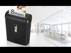 SD108P τεμαχιστής χαρτιού ταινίες για το σπίτι και το γραφείο με 11L κάδο καλάθι